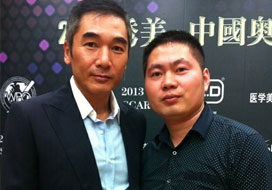 广州三牛与明星合影